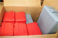 Lot of Tackle Style Storage Boxes