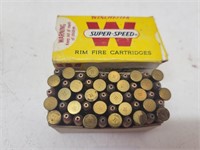 Vintage 22 Magnum Remington Ammo 50 RDS Gun Ammo