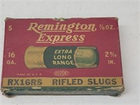 Vintage 16g Deer Slugs 4 RDS Gun Ammo