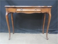 MAHOGANY HALL TABLE W/ DRAWER