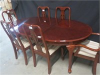 7 PC MAHOGANY DINING ROOM SUITE *SEE BELOW*