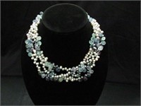 4 Strand Beaded Necklace