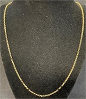 DESIRABLE 14K YELLOW GOLD CHAIN NECKLACE