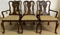 CLEAN SET OF 6 SOLID CHERRY GIBBARD DINING CHAIRS