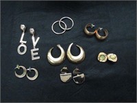 7 Pairs of Earrings - 1 is Damaged