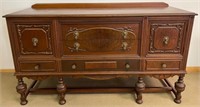 GREAT 1930'S SOLID WALNUT CREDENZA - CHEST