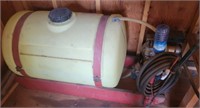 55 Gallon Sprayer Tank w/ Rail, Motor & Wand