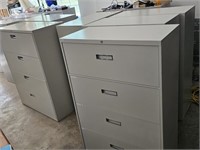 Lot of 2 HON High Security Lateral File Cabinets