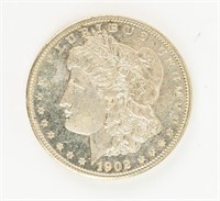 Coin 1902-O Morgan Silver Dollar, BU DMPL
