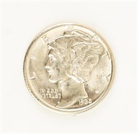 Coin 1935-D Mercury Dime, Gem BU