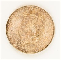 Coin 1948, 5 Pesos Cuauhtemoc, Gem Unc.