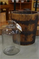 Antique Country Store Measuring Bucket,