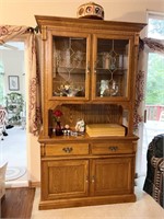China Cabinet & Hutch Contents Not Included; 72H X