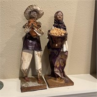 Mexican Paper Mache Style Dolls
