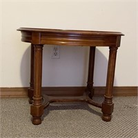 Vintage Oval Side Table