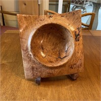 Signed/ Handcrafted Wood Bowl