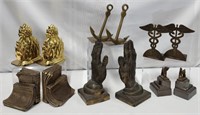 6 Sets of Assorted Book Ends