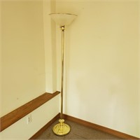 Modern Goldtone Floor Lamp