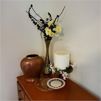 Decorative Candle & Vase Lot