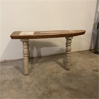 Handcrafted Wood Bench Project