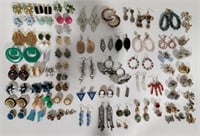 Large Collection of Costume Earrings