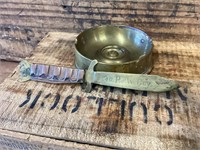 2 x Trench Art Items - Knife & Ash Tray