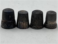 Sterling silver thimbles