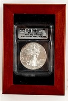 Coin 2016 Silver Eagle, 1st Day Issue,ICG-MS70