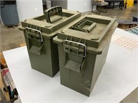 2 ammo boxes