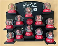 Collectors Set of Coca Cola Snow Globes
