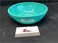 Unmarked Teal Glass Bowl
