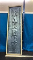 New Metal & Wood Bakery Sign