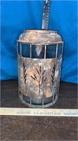 Metal & Glass Decorative Jar / Storage Container