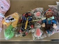 Assorted Stuffed Characters