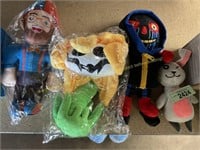 Variety of Plush Characters