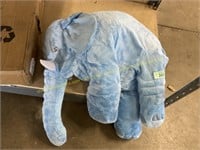 Stuffed Blue Elephant