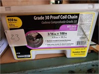 Grade 30 Proof Coil Chain