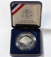 S - US CONSTITUTION SILVER DOLLAR (123)