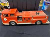 VTG TEXACO Fire Engine Pressed Steel Truck-Buddy L