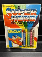 VTG 1977 Shazam! Color a Deck Card Game MOC