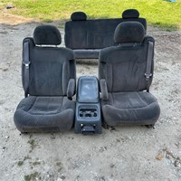 Chevy Buckets with Console and Rear Bench