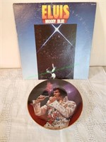 Elvis Plate & Elvis Moody Blues Record