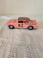 Pink 56 Chevy Diecast Car