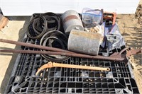 Pallet of Gated Pipe Parts