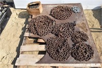 Pallet of Log Chain with Flat Plate