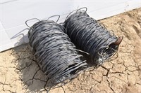 (2)- Partial Rolls of Smooth Wire Fencing