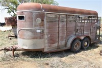 1984 WW Bumper Pull Livestock Trailer