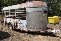 1973 Bumper Pull Livestock Trailer