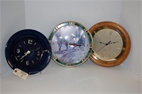 Various Round Wall Clocks