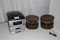 AudioVox 5 CD Changer W/ Speakers